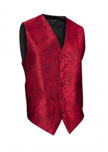 Hochzeitsweste elegantes Paisleymuster