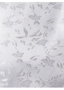 Weste mit floralem Muster im Set mit Plastron und Stecktuch Silber / Grau Ashford