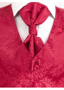 Hochzeitsweste Zweige im Set Rot Lorenzo Guerni Venedig