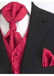 Hochzeitsweste Zweige im Set Rot Lorenzo Guerni Venedig