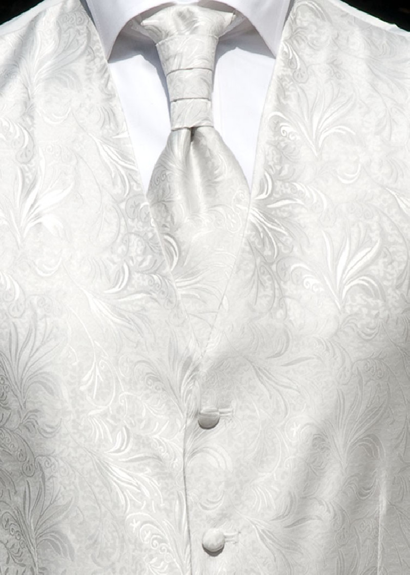 Hochzeitsweste Set Mailand Blumenmuster