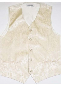 Herrenwesten Set klassisches Paisley Apricot Lorenzo Guerni