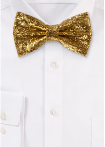 Glitzer-Herrenfliege gold