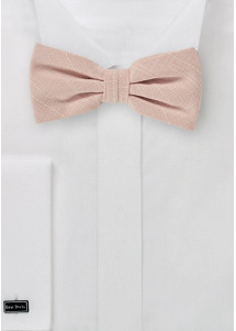 Herren-Schleife meliert Linienkaro lachs