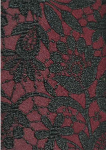 XXL-Krawatte Mosaik-Design weinrot