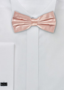 Fliege Seide einfarbig blassrosa