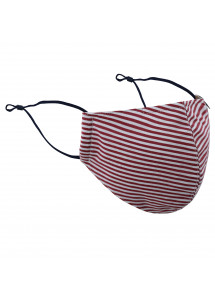 Mund-Nasen-Maske Linien