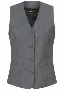 Hellgraue Long-Weste