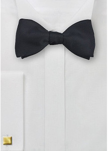 Schleife zum Selberbinden asphaltschwarz...