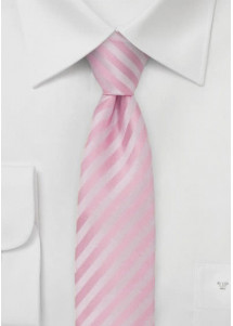 Granada  schmale Krawatte in blush