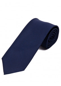 Krawatte einfarbig Streifen-Struktur navy