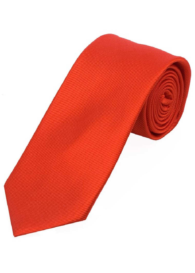 Lange Krawatte monochrom Streifen-Struktur koralle