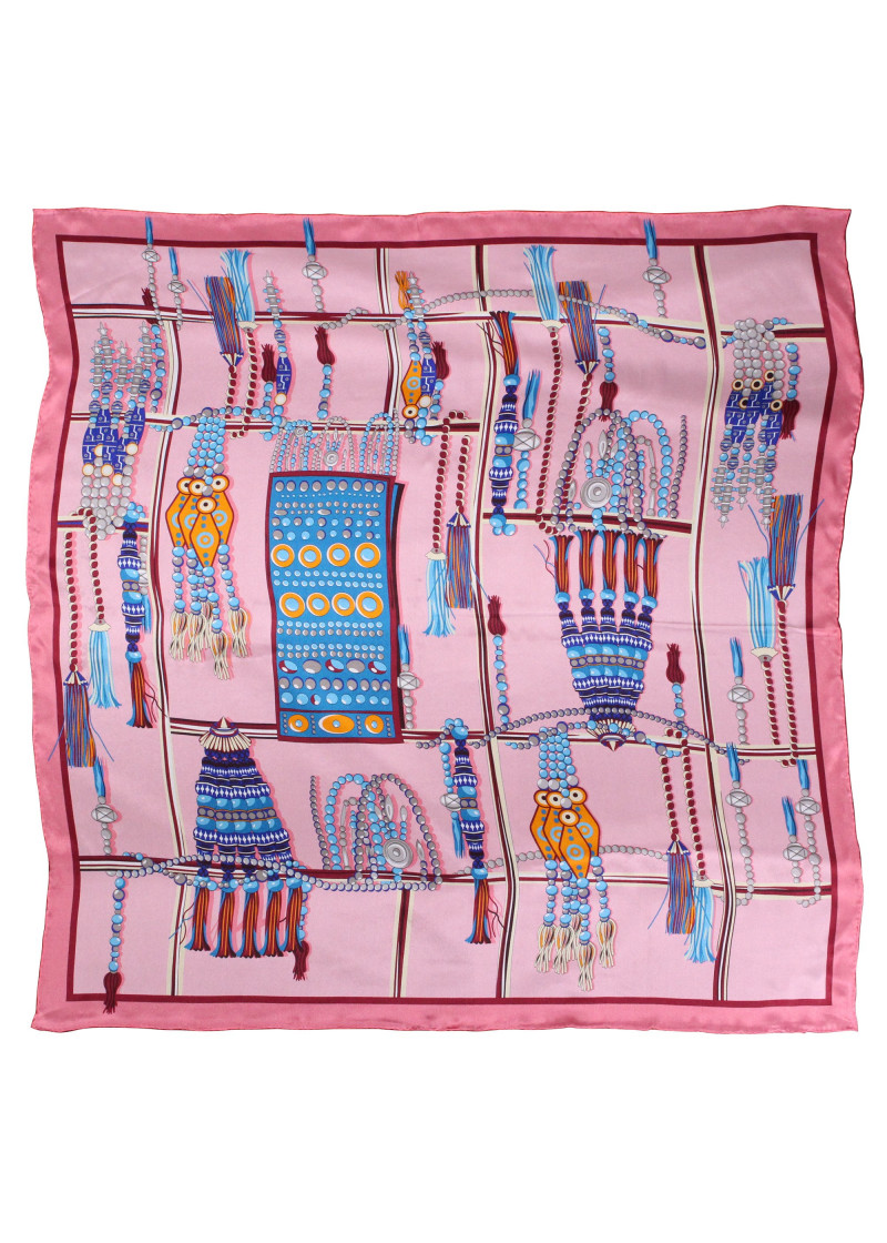 Halstuch Oversize Design-Pattern rose