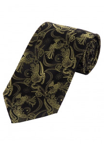 Krawatte extra breit Paisley-Muster...