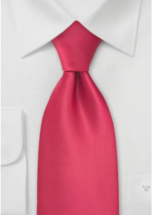 Krawatte magmarot unifarben