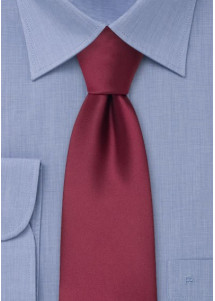 Moulins XXL-Krawatte in bordeaux