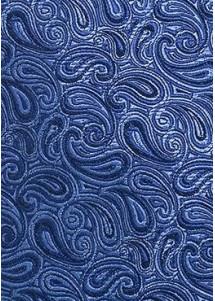 Krawatte Paisleys blau
