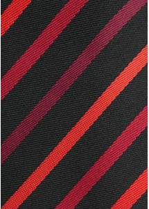 Kinder-Krawatte rote Streifen