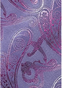 Krawatte Rankenmuster Lila