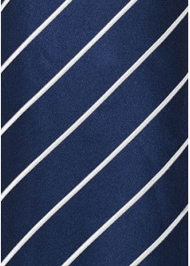 Elegante Herrenkrawatte mit Farbton Elegance  in marine
