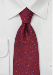 Herrenkrawatte in XXL- bordeaux blau – stilvoll und auffällig
