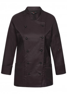 Schwarze Kochjacke für Damen aus 100%...