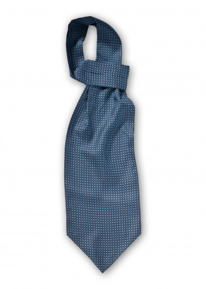Ascot aus dem gleichen Stoff und Farbe