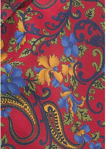 Krawattenschal rot vegetativ