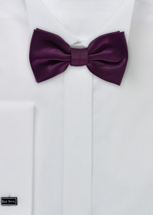 Schleife einfarbig Kunstfaser aubergine