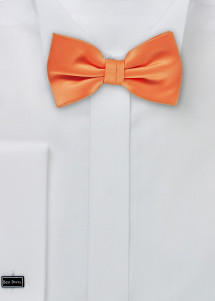 Herrenfliege unifarben Kunstfaser terracotta