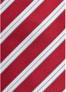 Elegante Herrenkrawatte mit Farbton Businesskrawatte rot italienisches Streifen-Dekor