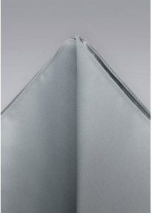 Einstecktuch silber glatt – stilvoll und auffällig