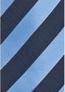 Herrenkrawatte mit Farbton Businesskrawatte Streifendessin navy hellblau