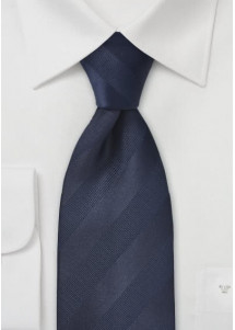 Krawatte Streifen navyblau
