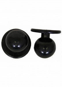 Kugelknöpfe (12 Stück) in Schwarz