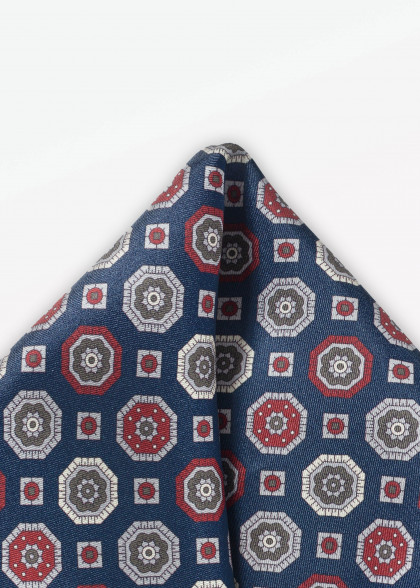 Einstecktuch aus dem gleichen Stoff und Farbe