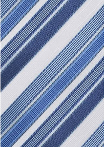 Krawatte Streifen-Muster blassblau