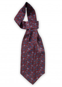 Ascot verspieltes Paisley bordeaux