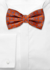 Seidenfliege Ornament-Dessin orange