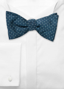 Selbstbindefliege Embleme dunkelblau