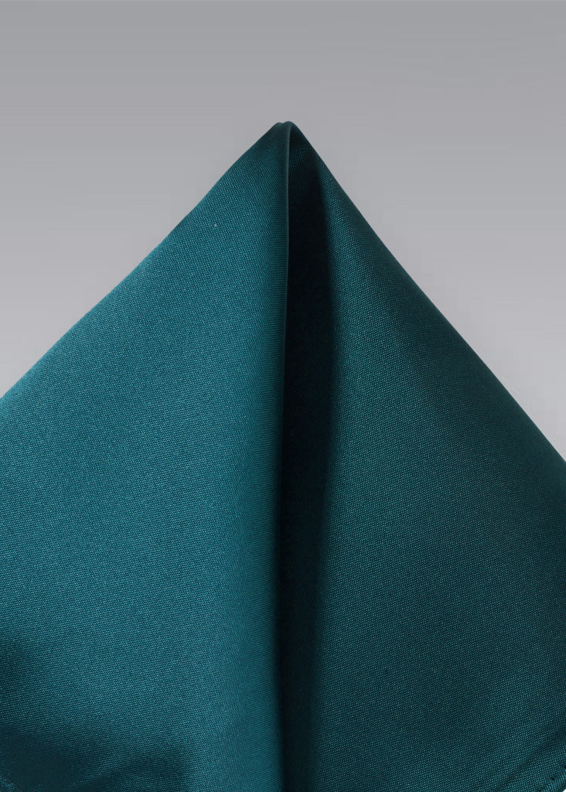 Einstecktuch in sanftem Teal