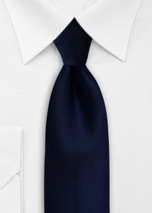 XXL Krawatte in Dunkelblau