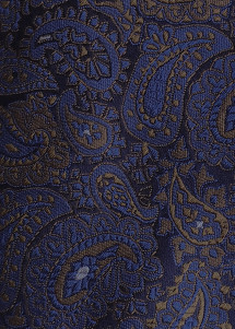 Paisley-Muster marineblau kastanienbraun