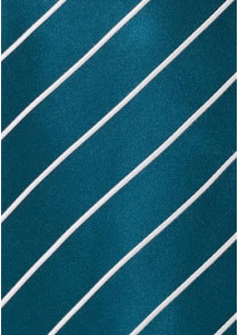 Elegante Herrenkrawatte mit Farbton Elegance  türkis