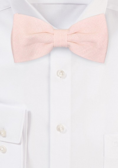Leinen Fliege in rosa-beige Leinen Fliege in rosa-beige