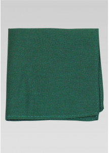 Einstecktuch aus 100% Leinen (Grün / Dunkel)
