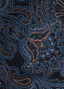 Dunkelblaues Paisley-Muster