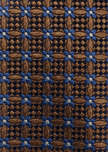 Ornamentmuster (Gold/Braun/Blau)