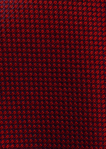 Seide mit Crimson Grid in Dunkelrot / Blau