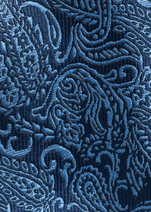 Paisley-Muster royal hellblau (Einstecktuch)